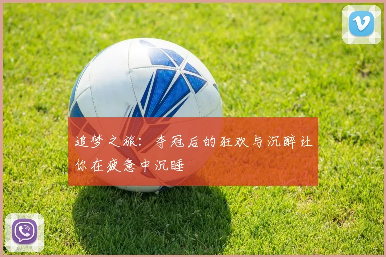 追梦之旅：夺冠后的狂欢与沉醉让你在疲惫中沉睡