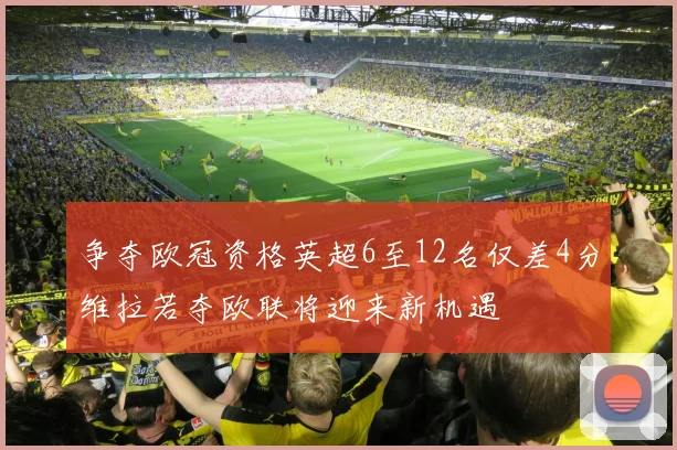 争夺欧冠资格英超6至12名仅差4分维拉若夺欧联将迎来新机遇